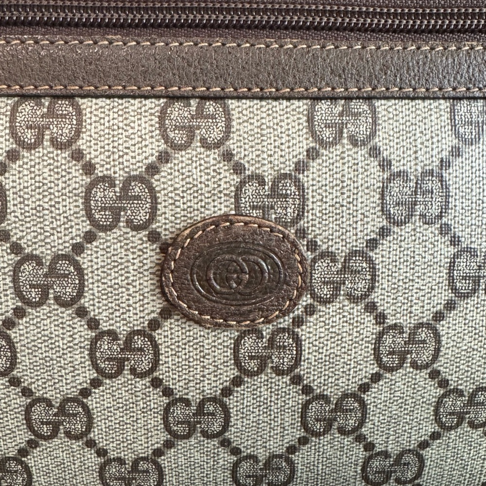 Gucci Anniversary Collection Coated Canvas GG Clutch - Made in Italy - Picture 2 of 14